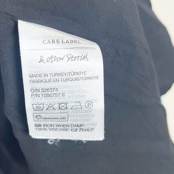 & Other Stories Floral Wrap Dress Size 36 - Picture 5 of 6